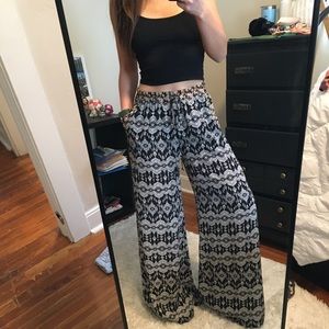 LA Hearts High Waister Palazzo Pants